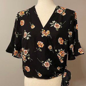 Lush - Damaris Wrap Blouse